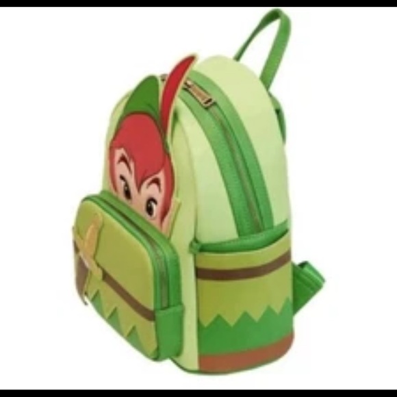 Green Peter Pan Backpack with Coin Purse